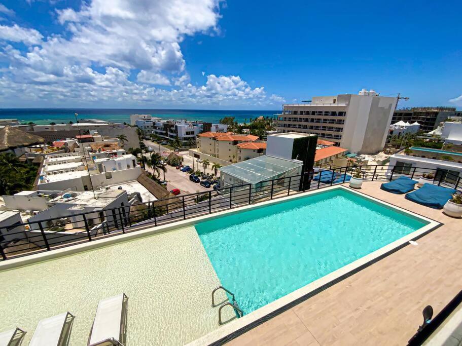 Beautiful + Luxury + Ocean View + Pool Playa del Carmen Exterior foto