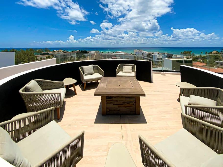 Beautiful + Luxury + Ocean View + Pool Playa del Carmen Exterior foto