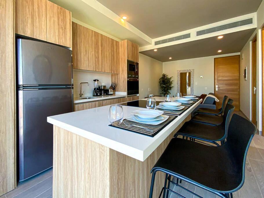 Beautiful + Luxury + Ocean View + Pool Playa del Carmen Exterior foto